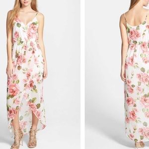 COPY - tulip hem floral lush dress